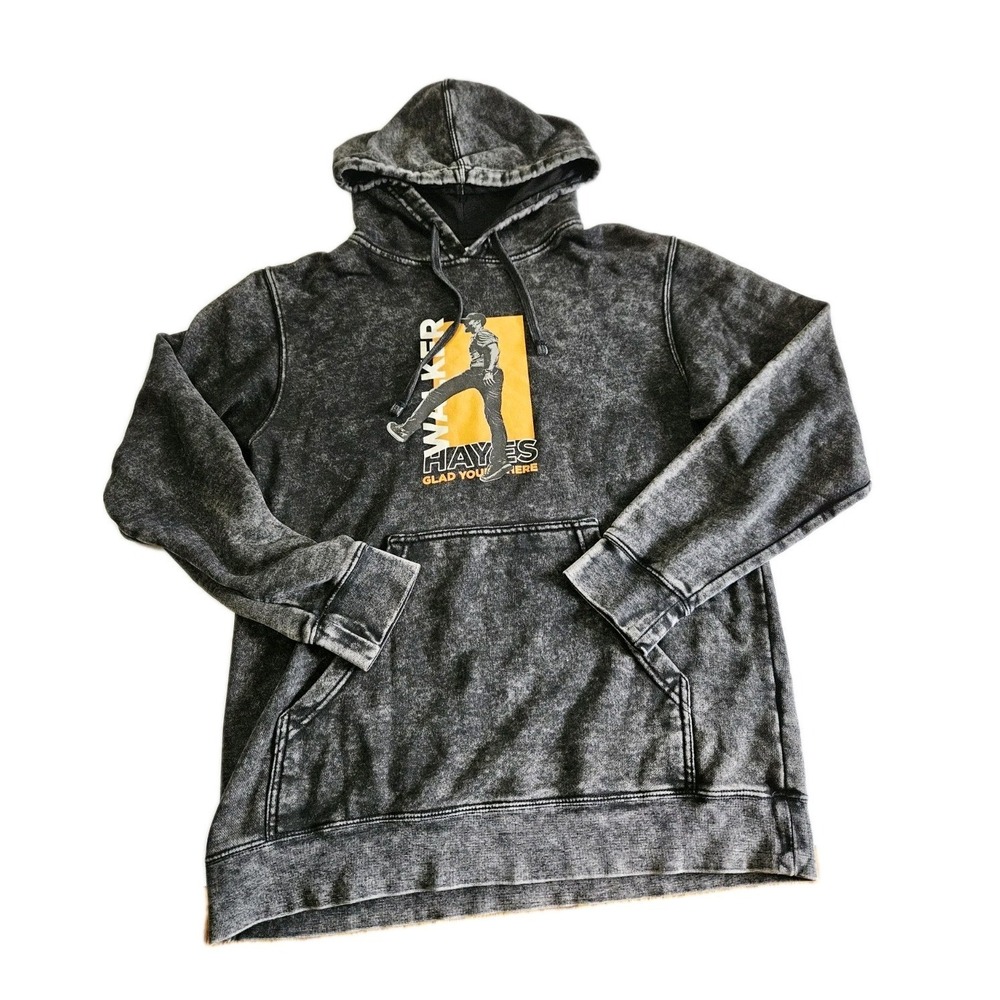 Walker Hayes Independent Trading Hoodie Mens Medium Gray Glad Youre Here Tour